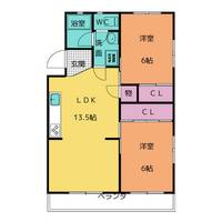 八城マンションの間取り