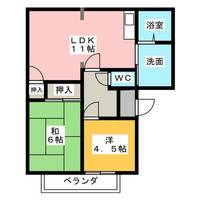 おーくたうん長久手Cの間取り