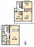兵庫県神戸市灘区高羽町3丁目(一戸建)の賃貸物件の間取り