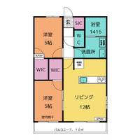 グレースハイム海老山201の間取り