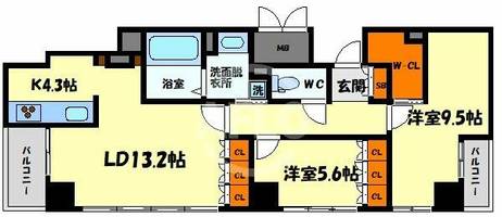 物件の間取り画像