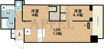 物件の間取り画像