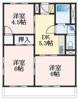 大阪府藤井寺市大井4丁目(マンション)の賃貸物件の間取り