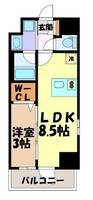 ルネフラッツ黒川Ⅱの間取り