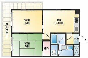 パインブルック東住吉の間取り