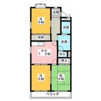 エスポワール清水Ⅱの間取り