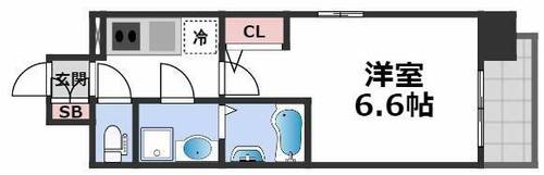 エスリード大阪城南グランデュクスの間取り
