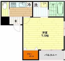 パラドール姫島の間取り