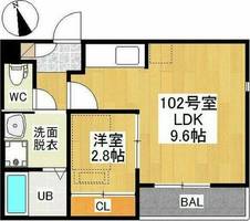 物件の間取り画像