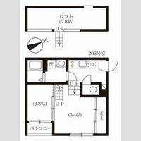 ハーモニーテラス松葉町の間取り