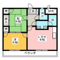 ガーデンTOMOの間取り