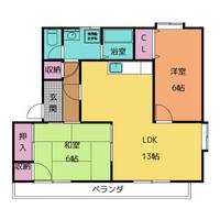 プランドールⅡの間取り