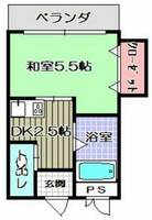サンハイツ茨木の間取り
