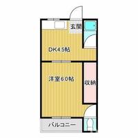 マンション清涼の間取り