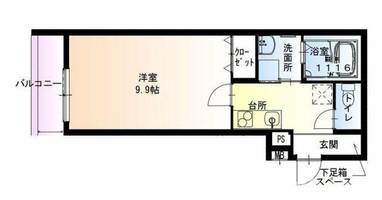 大阪府茨木市沢良宜浜2丁目(アパート)の賃貸物件の間取り