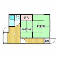 北別府貸家の間取り