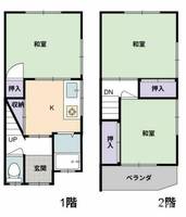 西田中町戸建の間取り