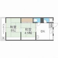 上中条ハイツの間取り