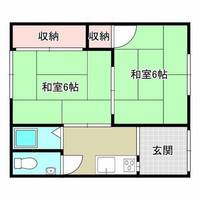 石橋4丁目貸家の間取り