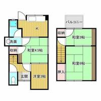 藤岡貸家の間取り