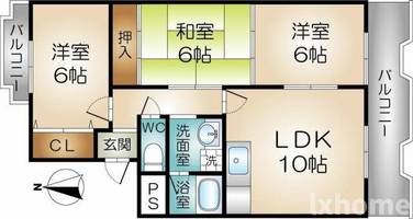 物件の間取り画像