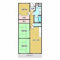 プランドール茨木の間取り