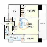 Noire北堀江の間取り