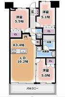 物件の間取り画像
