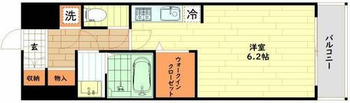 ファーストフィオーレ大阪ウエストウェルビングの間取り