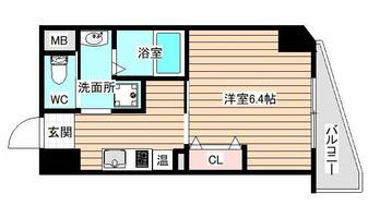 みおつくし西梅田4の間取り