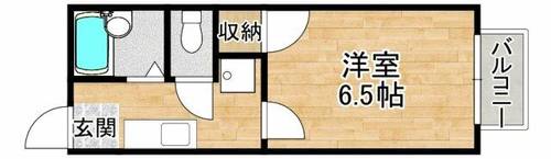 大阪府箕面市粟生外院1丁目(アパート)の賃貸物件の間取り