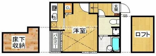 ベネフィスタウン井尻2の間取り