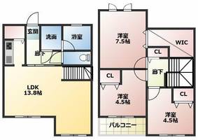 ヴィラマルタカ Gの間取り