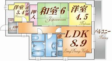 物件の間取り画像