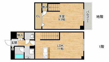 物件の間取り画像