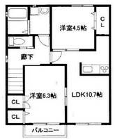 物件の間取り画像