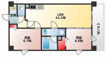 物件の間取り画像