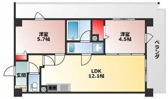 物件の間取り画像