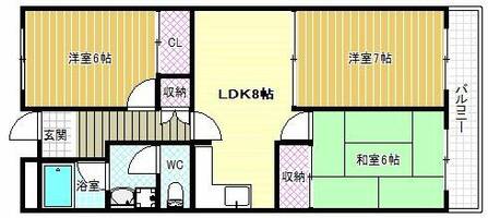 物件の間取り画像