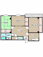 第5ハイツ卓の間取り