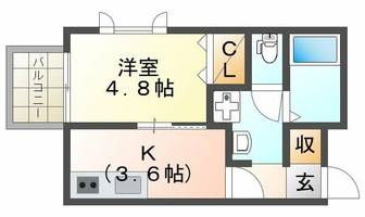 物件の間取り画像