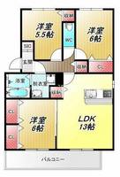 物件の間取り画像