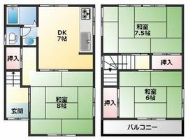 物件の間取り画像