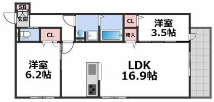 物件の間取り画像