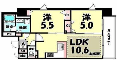 物件の間取り画像