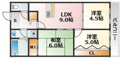 物件の間取り画像
