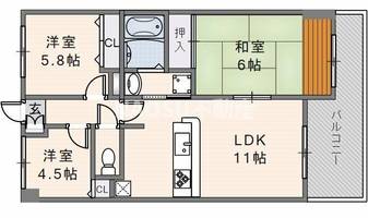 物件の間取り画像