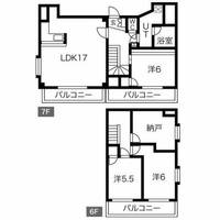 物件の間取り画像