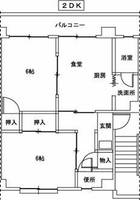 サンフレーア細工町403の間取り