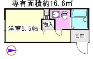 ニットハウスアランCの間取り